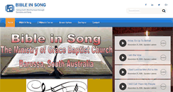 Desktop Screenshot of bibleinsong.net