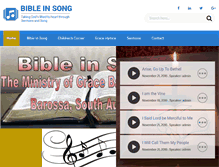 Tablet Screenshot of bibleinsong.net